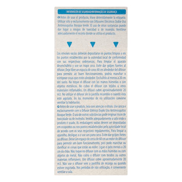 Insecticida antimosquitos eléctrico recambio pastillas