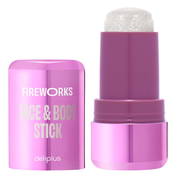Imagen de Iluminador Face & Body Stick Fireworks Deliplus efecto refrescante brillo metálico