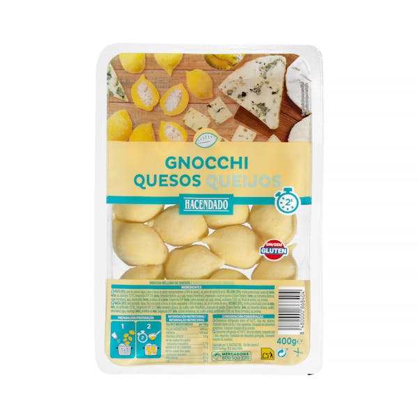 Gnocchi frescos de quesos Hacendado