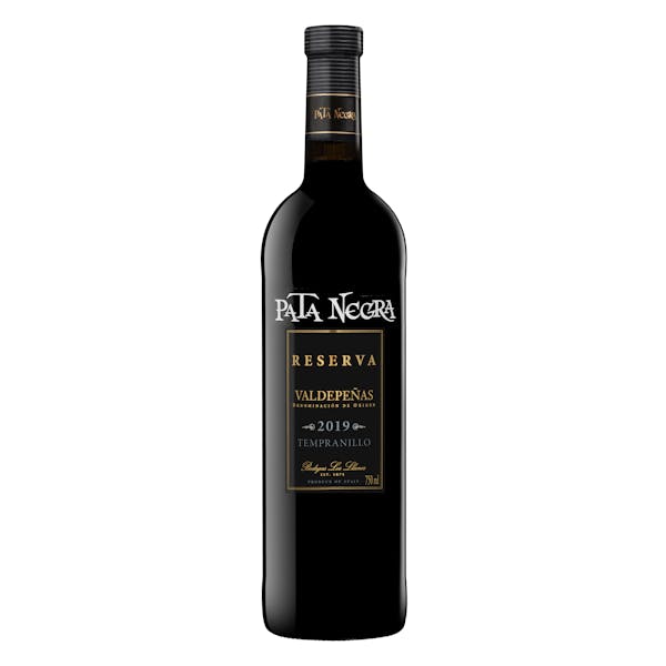 Imagen de Vino tinto tempranillo reserva Pata Negra DO Valdepeñas