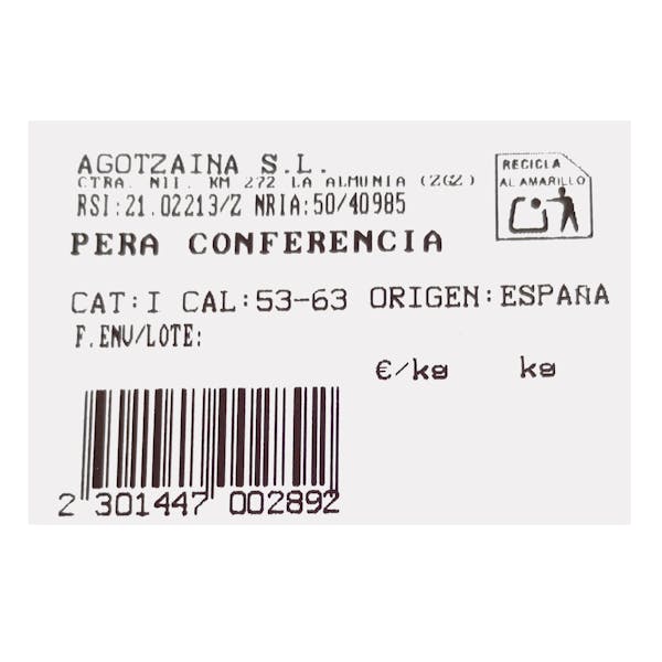 Peras Conferencia