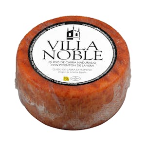 Goat cheese matured with "de la Vera" paprika Villa Noble