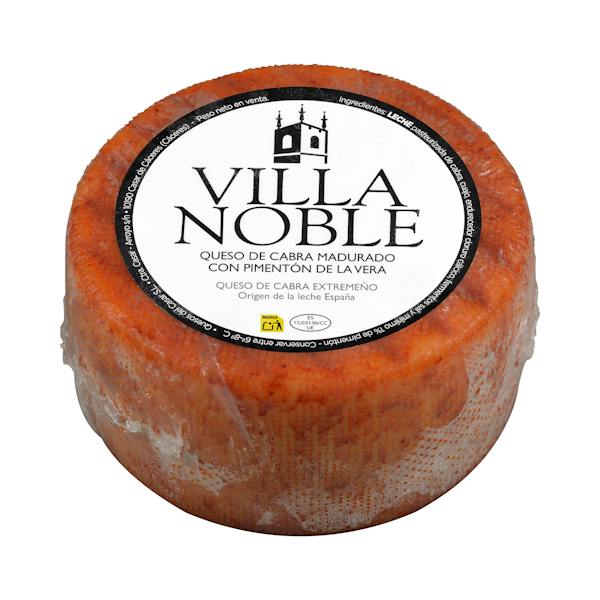 Queso madurado de cabra con pimentón de la Vera Villa Noble