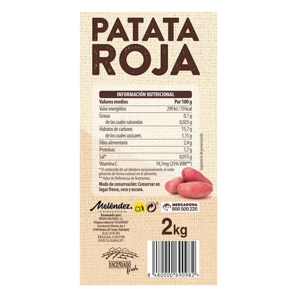 Patatas rojas