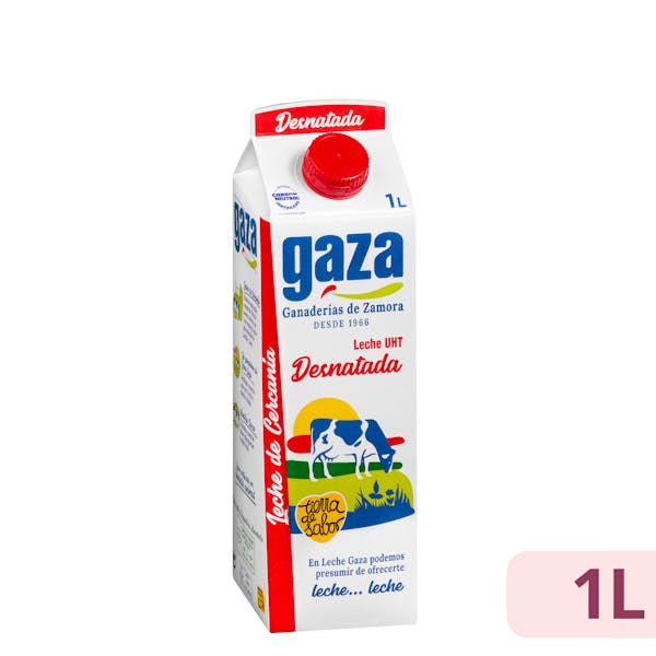 Leche desnatada Gaza