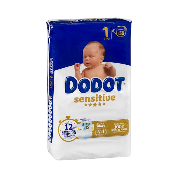 Pañales bebé talla 1 de 2-5 kg Dodot