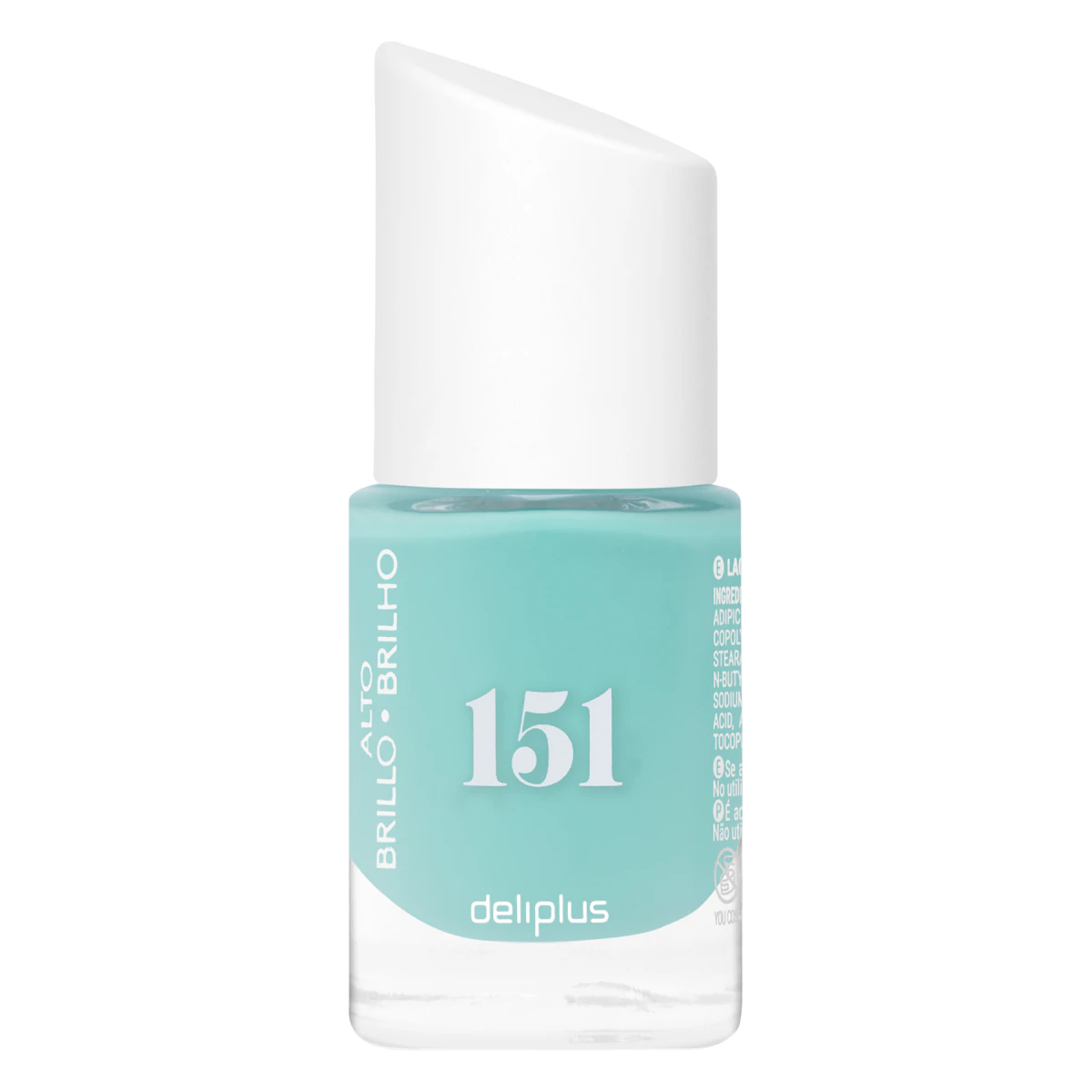 Laca de uñas alto brillo Deliplus 151 verde medio – Mercadona – صورة إعلانية للمنتج