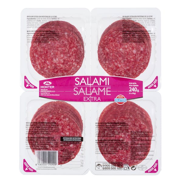 Salami extra Hacendado lonchas Mercadona compra online