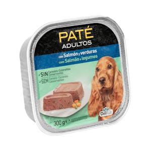 Paté Perro Adulto Delikuit con Salmón y Verduras 0.3 KG