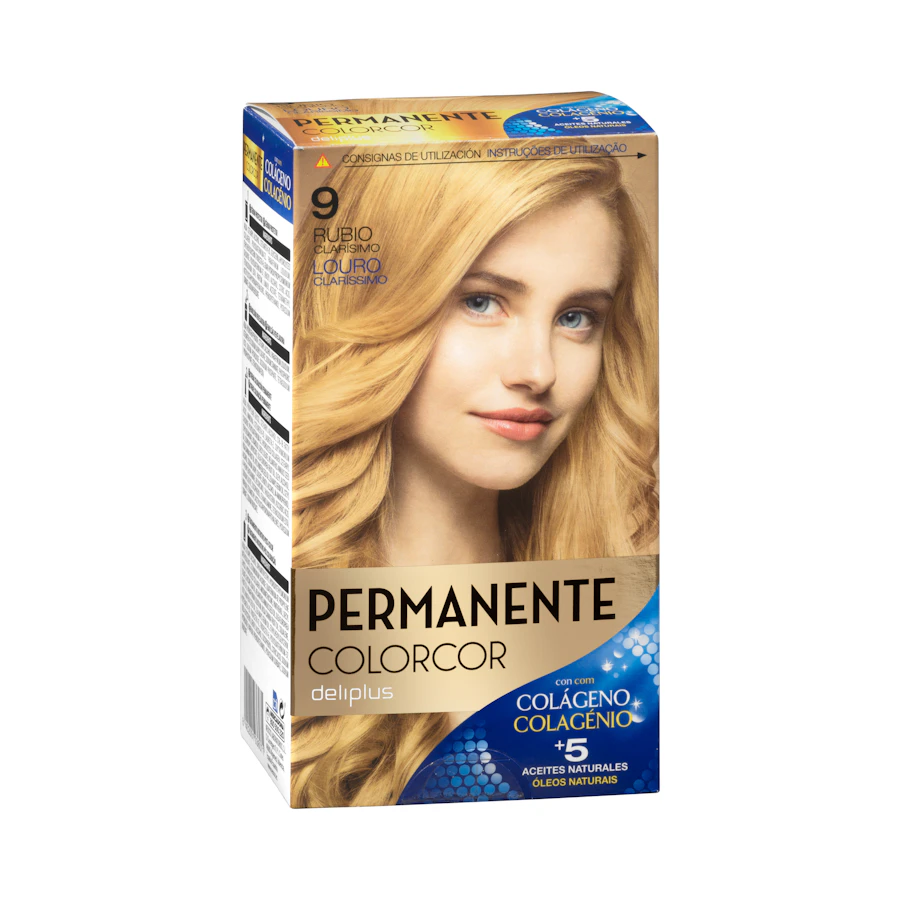 Coloración permanente 9 rubio clarísimo Colorcor – Mercadona – صورة المنتج