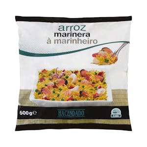 Arroz marinera Hacendado ultracongelado