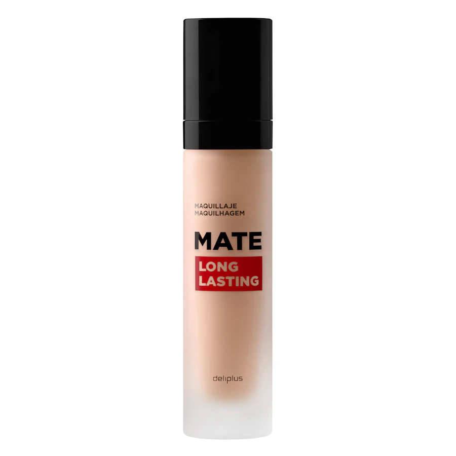 Maquillaje fluido Long Lasting Deliplus mate 300 almendra – Mercadona – صورة المنتج