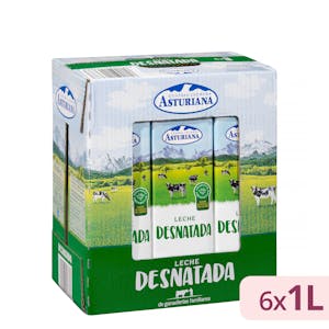 Leche desnatada Asturiana