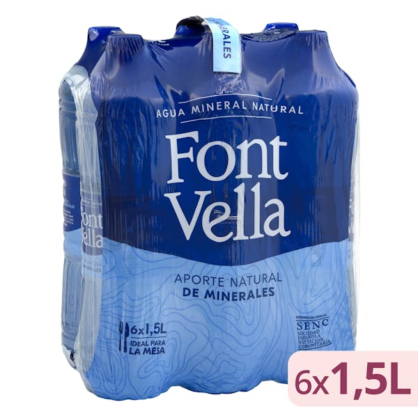 Agua mineral grande Font Vella