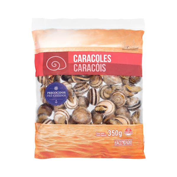 Imagen de Caracoles precocidos Hacendado ultracongelados