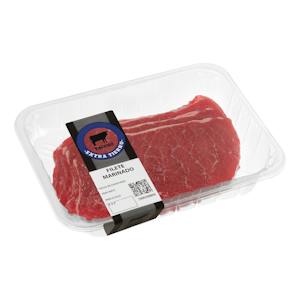 Filetes de vacuno marinado extra tiernos