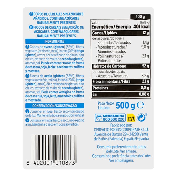 Muesli Crunchy Hacendado