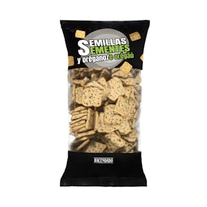 Imagen de Galletas saladas de semillas y orégano Hacendado