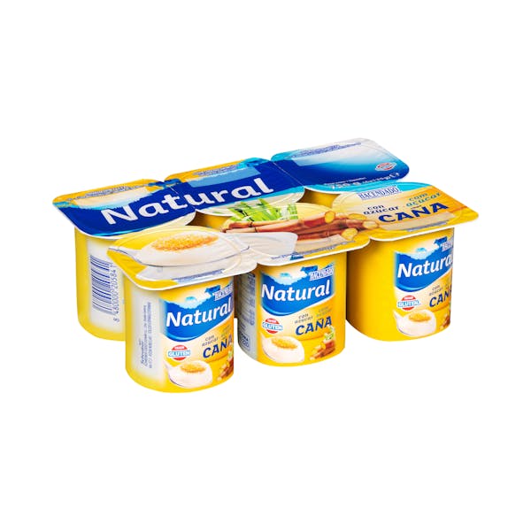Imagen de Yogur natural con azúcar de caña Hacendado
