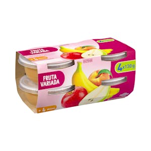 Papilla fruta variada Hacendado +4 meses