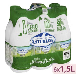 Leche desnatada Asturiana