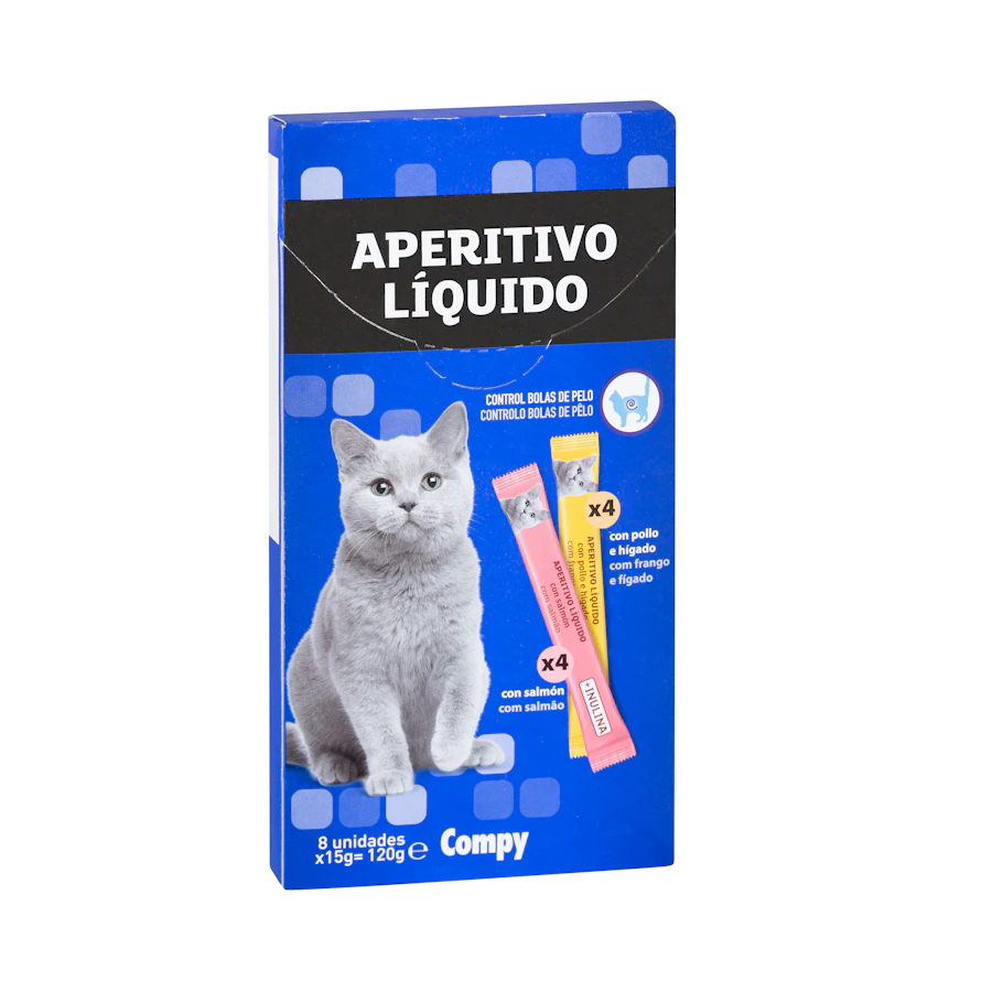 Snack gato aperitivo líquido Compy – Mercadona – صورة المنتج