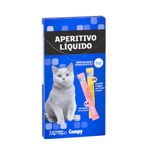 Snack gato aperitivo líquido Compy