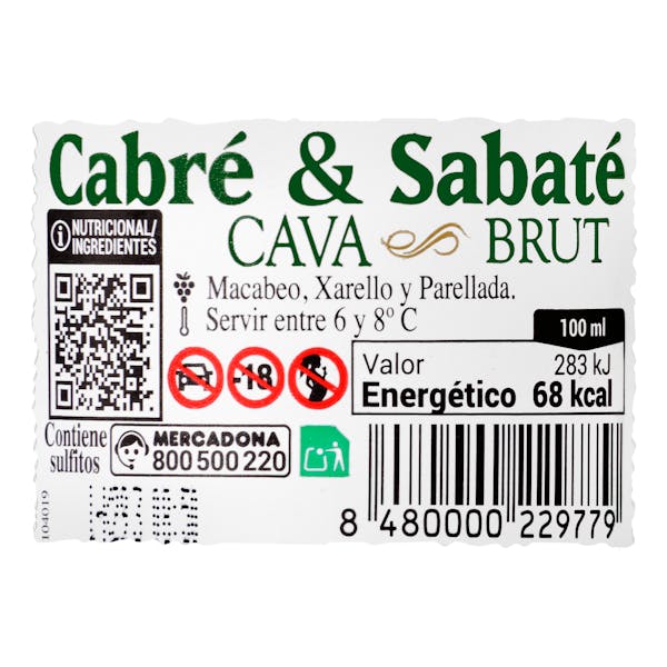 Cava brut Cabré & Sabaté