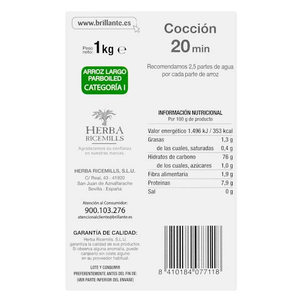 Etiqueta / ingredientes