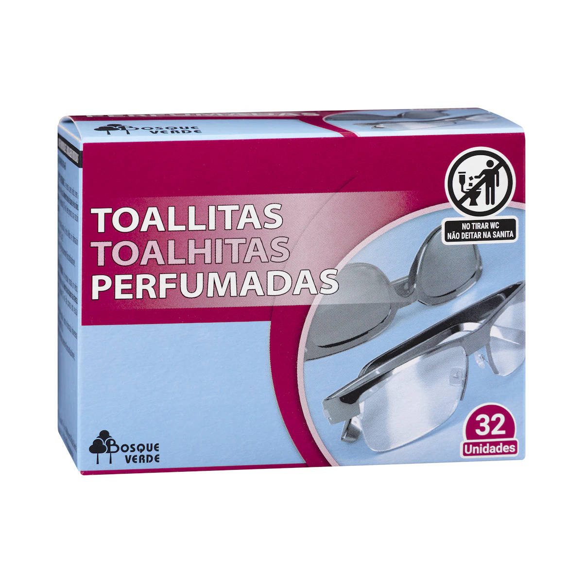 Toallitas Limpiagafas Bosque Verde monodosis – Mercadona – صورة إعلانية للمنتج