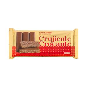 Turrón de chocolate crujiente Hacendado