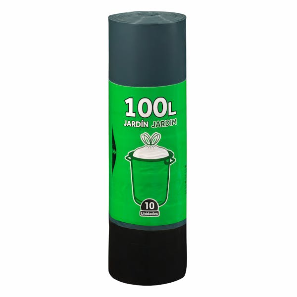 Imagen de Bolsas de basura jardín Bosque Verde 100L cubo industrial