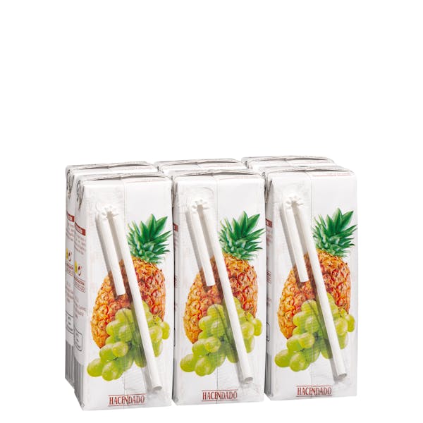 Zumo de piña y uva Hacendado