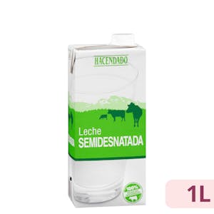 Leche semidesnatada Hacendado