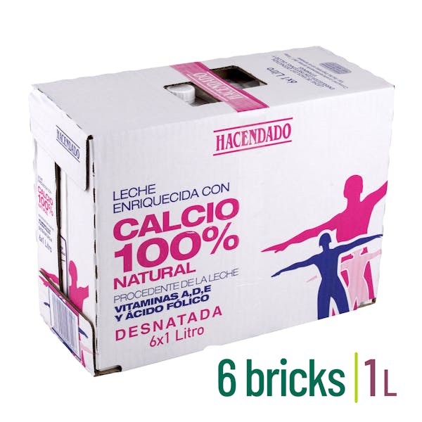 Leche En Polvo Desnatada Mercadona Leche desnatada calcio Hacendado | Mercadona compra online