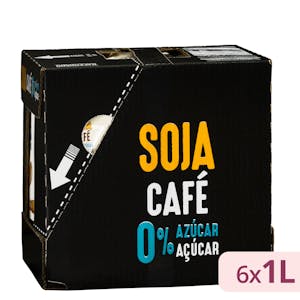 Bebida de soja sabor café 0% azúcar