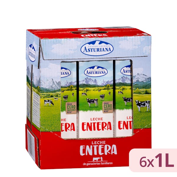 Leche entera Asturiana