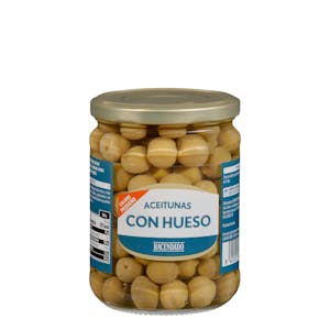 Aceitunas verdes con hueso