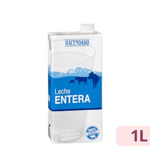 Leche entera Hacendado