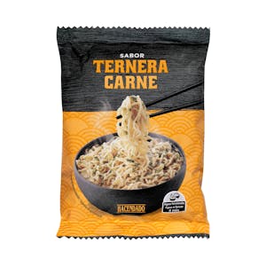 Fideos orientales sabor ternera asada Hacendado