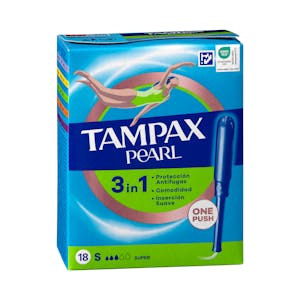 Tampones super Tampax Pearl con aplicador
