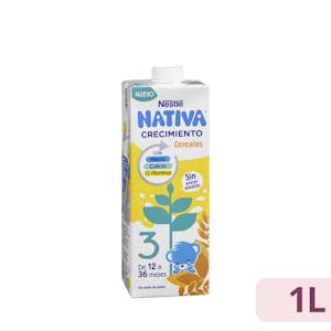 Preparado lácteo Nativa 3 crecimiento sabor a cereales Nestlé
