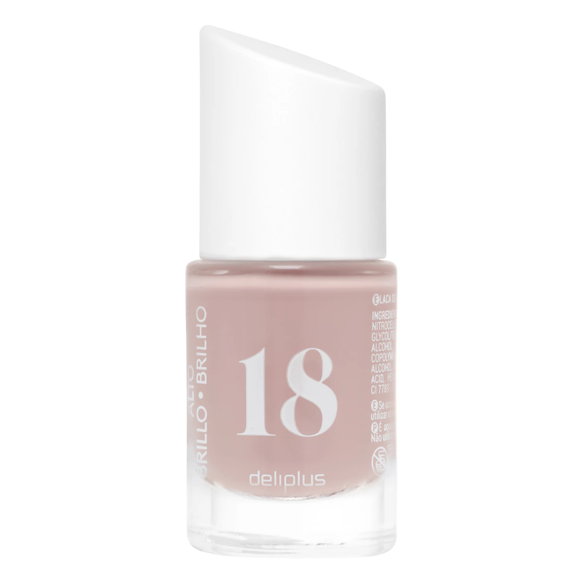 Laca de uñas alto brillo Deliplus 18 suave peonia – Mercadona – صورة إعلانية للمنتج
