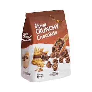 Muesli Crunchy Hacendado con chocolate