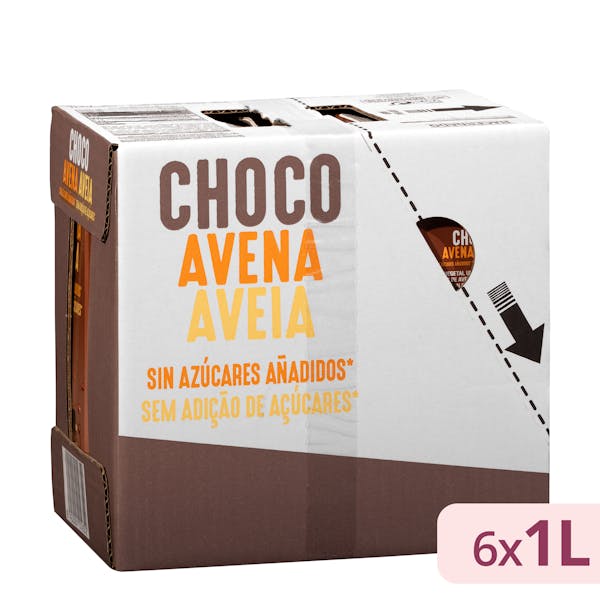 Bebida de avena con chocolate sin azucares añadidos Hacendado