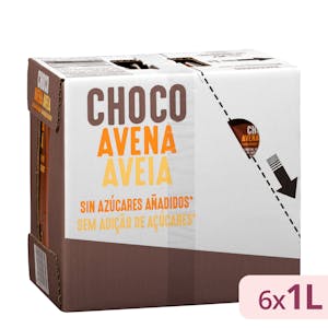 Bebida de avena con chocolate Hacendado sin azucares añadidos