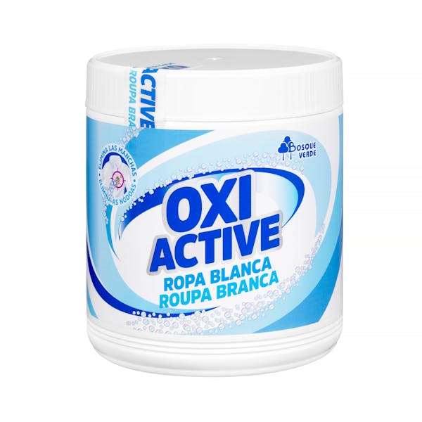 Activador Blanqueante ropa blanca Oxi Active Bosque Verde en polvo