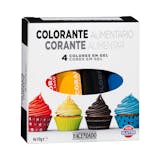 Colorante alimentario 4 colores en gel Hacendado