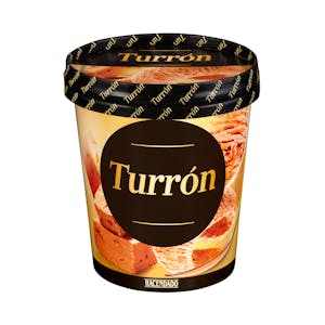 Helado turrón Hacendado