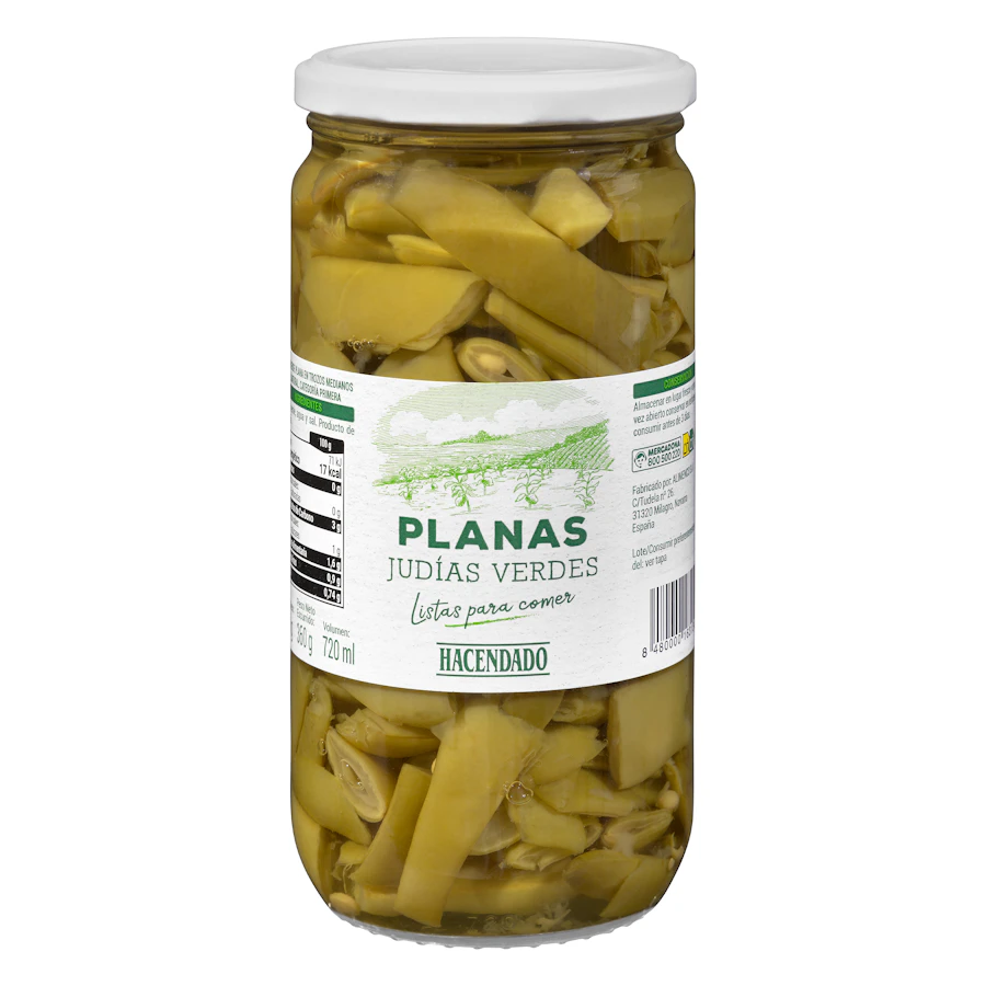 Judías verdes planas Hacendado – Mercadona – صورة المنتج